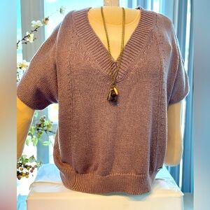 Simmering V Neck Top Michael Kors
